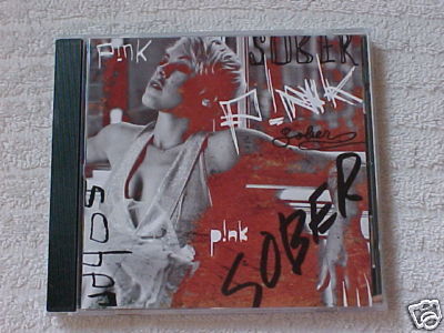 PINK P!NK Rare 2008 new SOBER 1tk US RADIO Promo DJ CD