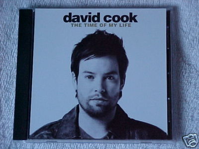 DAVID COOK Rare 2008 THE TIME OF MY LIFE 2tk Promo CD