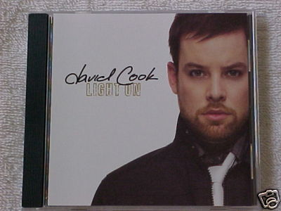 DAVID COOK Rare 2008 new "LIGHT ON" 2tk Promo SINGLE CD